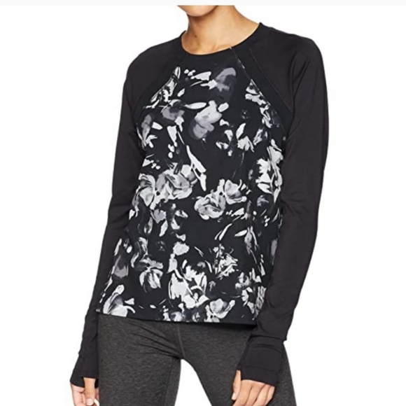 Lole Tops - LOLE Travis Floral Crewneck Long Sleeve Blouse Top